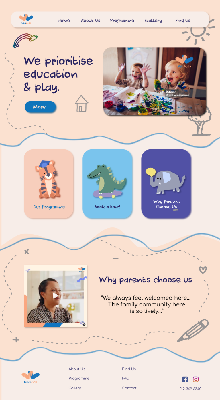Kitakids Website
